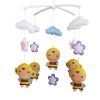 Cute Yellow Bees Handmade Baby Musical Crib Mobile Hanging Toy Gift Boys Girls Nursery Room Decor