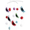 Colorful Birds Handmade Baby Crib Mobile Infant Musical Mobile Boys Girls Nursery Hanging Toy