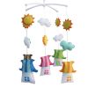 Baby Crib Mobile Colorful House Sunshine Handmade Musical Mobile Baby Shower Gift Nursery Decor