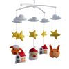 Christmas Baby Crib Mobile Infant Room Nursery Decor Hanging Musical Mobile Crib Toy