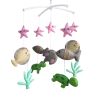 Ocean Fish Infant Room Hanging Decor Baby Crib Mobile Nursery Decor Sea Turtle Baby Mobile for Girls and Boys; Underwater World