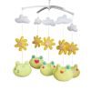 Light Yellow Cute Frog Handmade Baby Musical Crib Mobile Hanging Toy Gift Boys Girls Nursery Room DÃ©cor