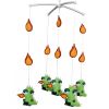 Handmade Baby Crib Mobile Cute Green Dragon Baby Musical Mobile Kids Room Nursery Decor