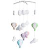 Candy Color Hot Air Balloons Handmade Infant Gift Baby Musical Crib Mobile Boys Girls Nursery Room Decor