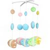 Colorful Ocean Baby Crib Mobile Baby Musical Mobile for Boys and Girls Nursery Room Decor; Fishes and Bubbles