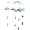 Colorful Raindrops Handmade Cute Baby Crib Mobile Bed Bell Musical Mobile Hanging Nursery Decor