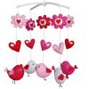 Baby Musical Mobile With Colourful Birds, Exquisite Bedtime Music Crib