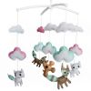 Musical Mobile, Baby Cute Cartoon Animals Lullaby Nursery Mobile, Colorful