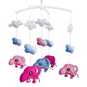 Elephant Mobile For Crib Music Mobile Baby Kids Gift