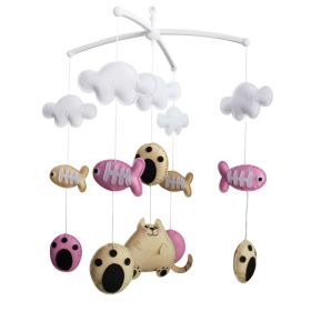 Musical Mobile With Cute Animals, Baby Gift Musical Mobile, Colorful Decor