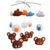 [Animal Friends-Bears] Hanging Baby Toy, Musical Mobile, Colorful Decor