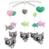 Baby Boy & Girl Crib Mobile, Infant Bed Bell, Cute Gift for Baby