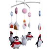 Hanging Baby Toy, Colorful Decor, Baby Crib Mobile [Penguins and Polar Bears]