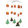 Handmade Cute Crib Hanging Rotating Bell Christmas Tree Musical Mobile