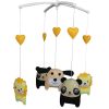 Cute Animals Hanging Bell Mobile Baby Bed Musical Crib Mobile