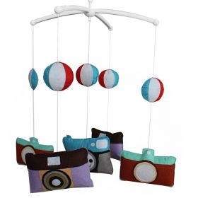 Hanging Bell Mobile [Cameras] Baby Bed Musical Crib Mobile