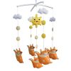 Handmade Crib Musical Mobile, [Happy Fox], Infant Musical Toys