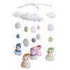 [Snowman] Crib Musical Mobile, Baby Birthday Gift, Nursery Room Decor