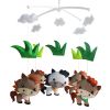 Infant Musical Mobile, Nursery Mobile, Baby Mobile [Grass and Cute Colt]