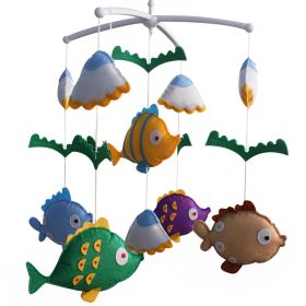 [Tropical Fish] Rotatable Mobile, Crib Musical Mobile, Toddler Toys