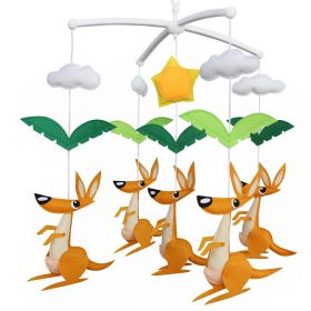 Crib Mobile, Musical Mobile, [Cartoon Kangaroo] Baby Mobile