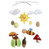 [Spring] Colorful Musical Mobile, Handmade Hanging Toys, Baby Gift