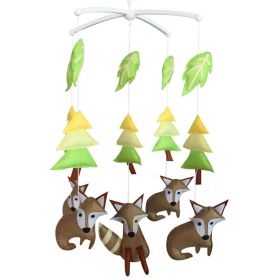 [Fox and Forest] Baby Gift, Cute Room Decoration, Adorable Crib Mobile