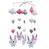 Crib Musical Mobile, Lovely Hanging Toys, Handmade Toy, [Cute Rabbit]