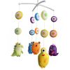 Baby Gift Creative Hanging Toys, Wind-up Musical Mobile [Monster], Colorful