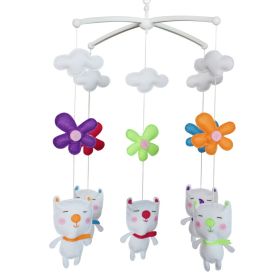 Baby Dream Musical Mobile, Colorful Handmade Baby Gift, [Happy], Flowers