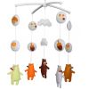 Musical Mobile, Baby Room Decor Gift, [Dancing Bears, Happy]