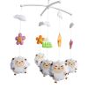 Baby Boy & Girl Bedding Rattle Toy, [Cute Sheep] Crib Mobile, Hanging Gift