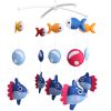 Handmade Newborn Baby Gift, Cute Baby Bed Bell [Fish]