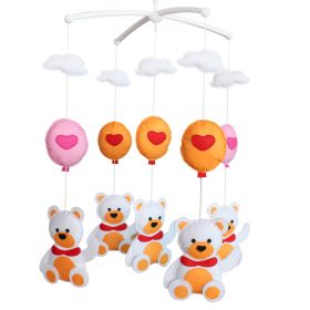 Newborn Baby Crib Mobile, Pretty Hanging Decor Gift [Baby Bear and Balloon]