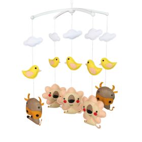 Newborn Baby Crib Mobile, Pretty Hanging Decor Gift [Cute Animals]