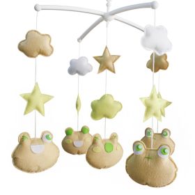 [Frog] Baby Crib Mobile with Hanging Decor Toys, Musical Mobile