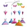 Colorful Newborn Baby Bed Bell, Pretty Girls' Gift [Dress] Hanging Decor