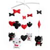 Cute Baby Boy & Girl Bedding Rattle Toy, Modern Crib Mobile [Kitty]