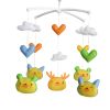 Handmade Nursery Decor Gift, Crib Mobile, [Animals+Clouds+Heart]