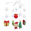 Colorful Decor Crib Mobile, Exquisite and Handmade Baby Toy [Merry Christmas]