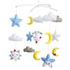 [Happy Forever] Handmade Toys, Rotatable Crib Mobile, Super Cute Decor