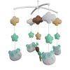 Baby Boy & Girl Bedding Rattle Toy, Handmade Musical Mobile, Beautiful Gift