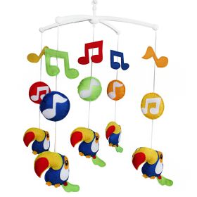 Unisex Nursery Mobile Musical Mobile For Crib Of Non-Woven