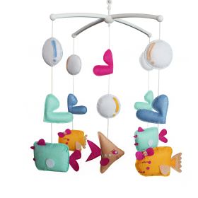 Baby Musical Mobile Baby Mobile Hanger Creative Baby Toy For Unisex[Fish]