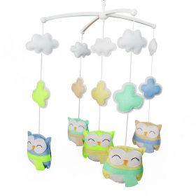 [Cute Owl]Infant Musical Mobile, Handmade Gift, Creative Baby Toy, Colourful