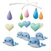 Musical Mobile Unisex Baby Crib Mobile, Colorful Gift for Baby [Whale]