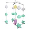 [Stars and Clouds]Baby Musical Mobile, Nursery Mobile, Colorful Decoration