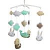 [Cute Animals]Handmade Baby Crib Musical Mobile Colorful Room Decor, Beautiful