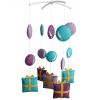 Pretty Nursery Rotatable Musical Mobile [Purple Tones] Handmade Hanging Toys