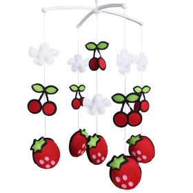 [Cherry & Strawberry] Light Music Crib Mobile for Baby/Infant